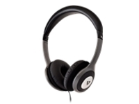 DELUXE 3.5MM STEREO HEADPHONES W/VOL CONTROL 1.8M CABLE