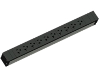 Legrand Rack PDU, Basic, 1U, 16A, 120V, (10) 5-20R, 5-20P Cord