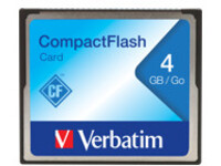 Verbatim - flash memory card - 4 GB - CompactFlash
