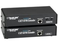 Black Box ServSwitch Brand CAT5 KVM Extender with Serial Extension and Stereo Audio Support Dual-Access Kit