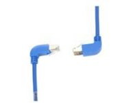 Black Box SpaceGAIN Down to Up - patch cable - 30 cm - blue