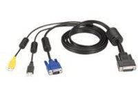 Black Box ServSwitch Secure KVM Switch Cable - keyboard / video / mouse / USB cable - 1.83 m