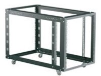 Black Box 4-Post Modular Rack with Adjustable M6 Rails