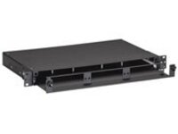 Black Box Rackmount Fiber Shelf with Pull-Out Tray