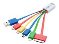 AddOn 4in USB 2.0 (A) to Various Charger