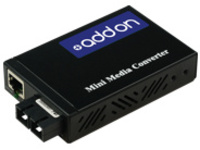 AddOn 100Mbs 1 RJ-45 to 1 SC Media Converter