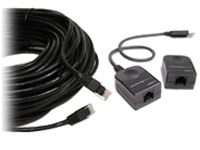 C2G Super Booster USB Extender USB 1.1 Over Cat5 Superbooster Extender Dongle Kit with a 150 Foot Cat5 Cable