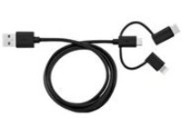 V7 - USB cable - USB (M) to Lightning/Micro-USB Type B/USB-C (M)