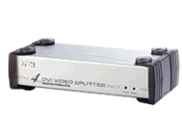 4 PORT DVI VIDEO/AUDIO SPLITTER