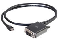 C2G 6ft Mini DisplayPort to VGA Adapter Cable Black