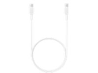 USB-C TO USB-C CABLE 1M LENGTH 25W FAST CHARGE WHITE