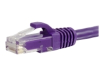 C2G 35ft Cat6a Snagless Unshielded UTP Network Patch Ethernet Cable-Purple