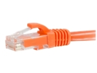 C2G 1ft Cat6a Snagless Unshielded (UTP) Network Patch Ethernet Cable-Orange