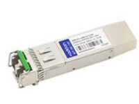 AddOn - SFP+ transceiver module (equivalent to: Cisco ONS-SC+-10G-52.5)