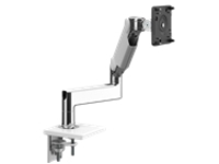 Humanscale M8.1 - mounting kit - for LCD display - polished aluminum with white trim
