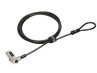 Kensington Slim N17 Combination Laptop Lock for Wedge-Shaped Slot