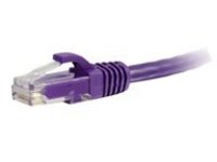 C2G 25ft Cat6a Snagless Unshielded UTP Network Patch Ethernet Cable-Purple