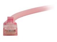 C2G 2ft Cat6a Snagless Unshielded (UTP) Network Patch Ethernet Cable-Pink