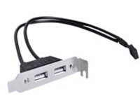 SIIG 2-Port USB 2.0 Low Profile Extension Bracket