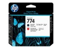 HP 774 - Matte black, chromatic red