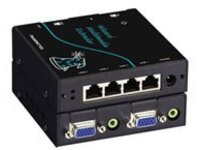 Black Box Wizard Multimedia Extender Quad Video/Stereo Audio Transmitter