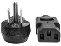 Eaton Tripp Lite Series Computer Power Cord, Right-Angle NEMA 5-15P to C13