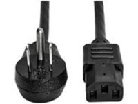 Eaton Tripp Lite Series Computer Power Cord, Right-Angle NEMA 5-15P to C13