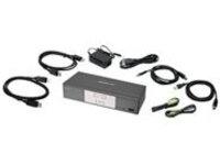 IOGEAR 2-Port 4K UHD DisplayPort KVMP Switch with USB 3.0 Hub and Audio