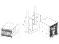 Lenovo mid-mount - Rack mounting kit