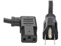 Tripp Lite 6ft Computer Power Cord Cable 5-15P to Right Angle C13 10A 18AWG 6' - power cable - 1.8 m