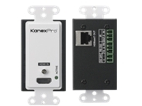 KanexPro Single HDMI 2.0 Wallplate over HDBaseT 70M w/ IR & POC Receiver Set