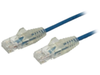 Startech 3m Slim LSZH CAT6 Ethernet Cable, 10 Gigabit Snagless RJ45 100W PoE Patch Cord, CAT 6 10GbE UTP Network Cable w/Strain Relief, Blue, ETL, Low Smoke Zero Halogen