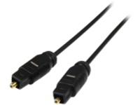 StarTech.com 15 ft Thin Toslink Digital Optical SPDIF Audio Cable