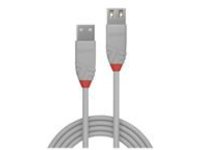 1M USB 2.0 TYPE A EXTENSION CABLE ANTHRA LINE GREY