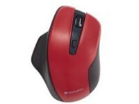 Verbatim Silent Ergonomic Wireless Blue LED Mouse