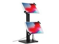CTA Digital Angle-Adjustable Twin Tablet Stand