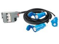 POWER DIST MOD 3X1 POLE 3WIRERCD 32A 3XIEC309 480CM 540CM 600CM