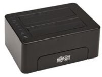 Tripp Lite 2-Bay USB 3.0 SATA Hard Drive Docking Station with Erase Function, 2.5 and 3.5 in. HDD and SSD