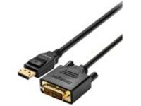 Kensington DisplayPort 1.1 (M) to DVI-D (M) Passive Cable, 6ft