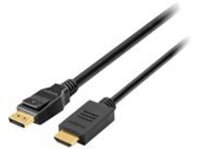 Kensington DisplayPort 1.2 (M) to HDMI (M) Active Cable, 6ft