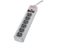 Essential Surgearrest 6 Outlet 120V Metal 10Ft Cord