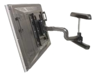 LARGE FLAT PANEL SWING ARM WALLDISPLAY MOUNT BLACK 37-55IN