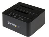StarTech.com USB 3.1 (10Gbps) Hard Drive Duplicator Dock for 2.5" & 3.5" SATA SSD HDD + 4Kn