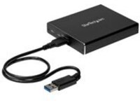 StarTech.com Dual-Slot Hard Drive Enclosure for M.2 SATA SSDs
