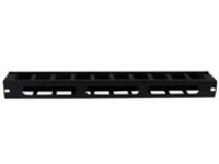 StarTech.com 1U Horizontal Finger Duct Rack Cable Management Panel with Cover