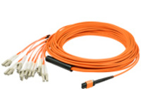 AddOn - Patch cable - MPO/UPC multi-mode (F) to LC/UPC multi-mode (M)