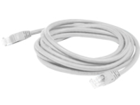 ADDON 1.5FT RJ-45 (MALE) TO RJ-45 (MALE) CAT6 STRAIGHT MICROBOOT, SNAGLESS WHITE