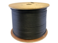 ADDON 1000FT NON-TERMINATED BLACK OM4 OUTDOOR FIBER PATCH CABL