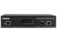 Black Box ServSwitch Agility Dual DVI, USB, and Audio KVM Extender over IP, Dual-Head or Dual-Link, Transmitter - video…