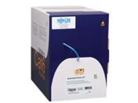 Tripp Lite Cat6 Ethernet Cable, CMP-LP 0.5A Plenum, 100W High-Power PoE &amp; PoE&#x2B;&#x2B;, Solid 23 AWG, Blue, 305 m